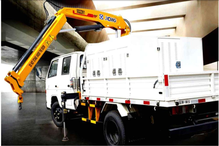 XCMG Official SQ2ZK1 hot sale truck with crane 2 ton mini folding crane